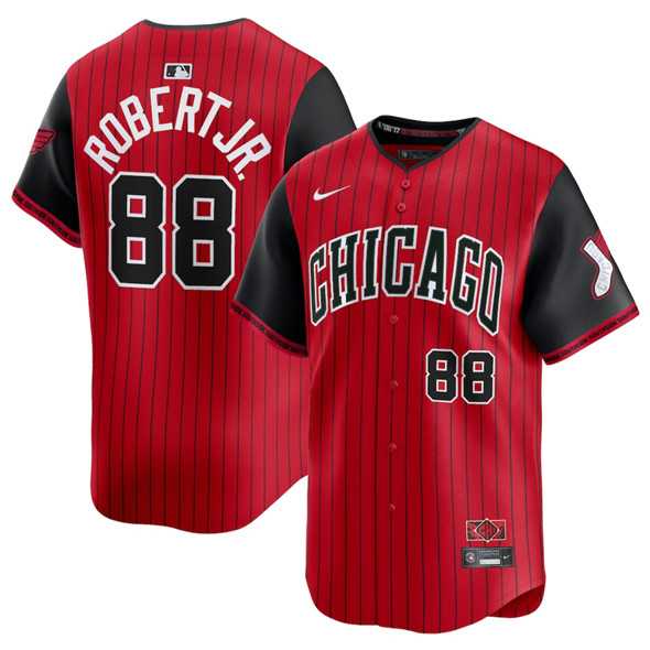 Men's Chicago White Sox #88 Luis Robert Jr. Red Black 2025 City Connect Limited Stitched Jersey Dzhi,We sell and wholesale Men's Chicago White Sox #88 Luis Robert Jr. Red Black 2025 City Connect Limited Stitched Jersey Dzhi on line form chian!